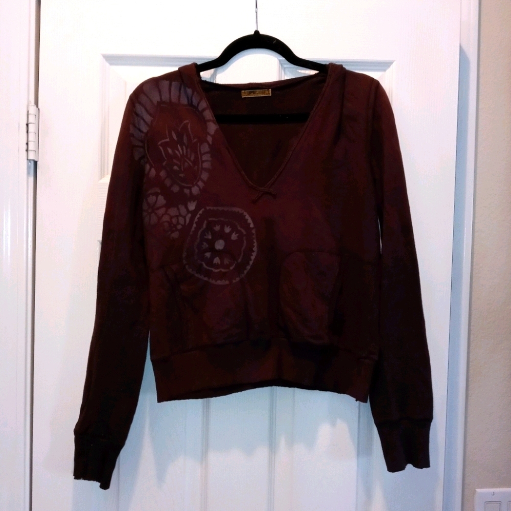 Picasso Style Inc. S Hooded Small Cut Sweatshirt